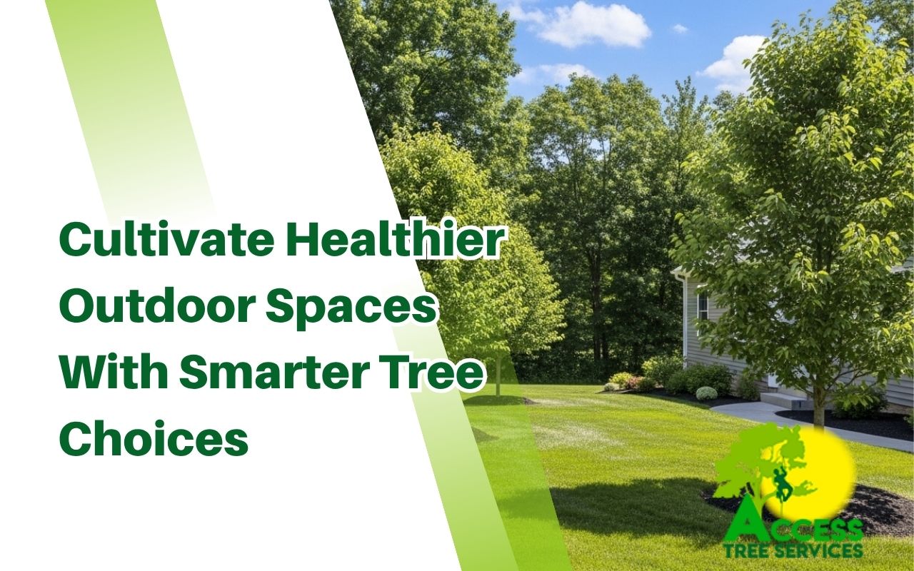 allergy-friendly trees for Maryland yards in a well-planned backyard